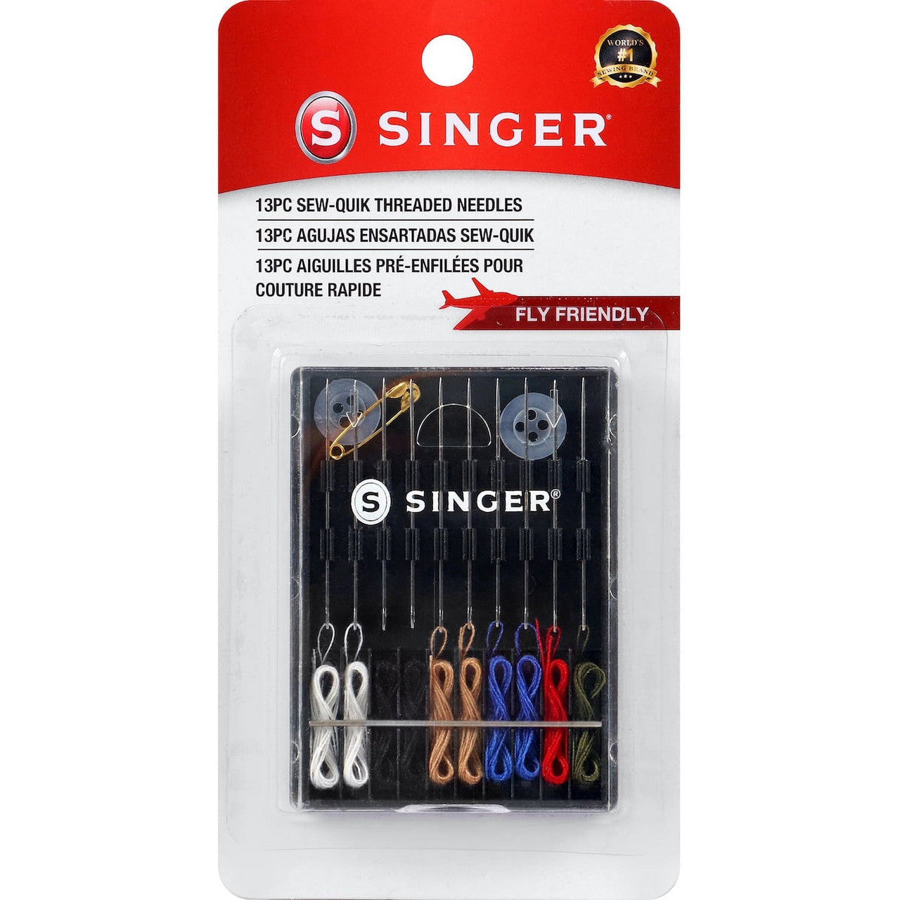 Singer Sew Quik Threaded Needles, 1 Ea